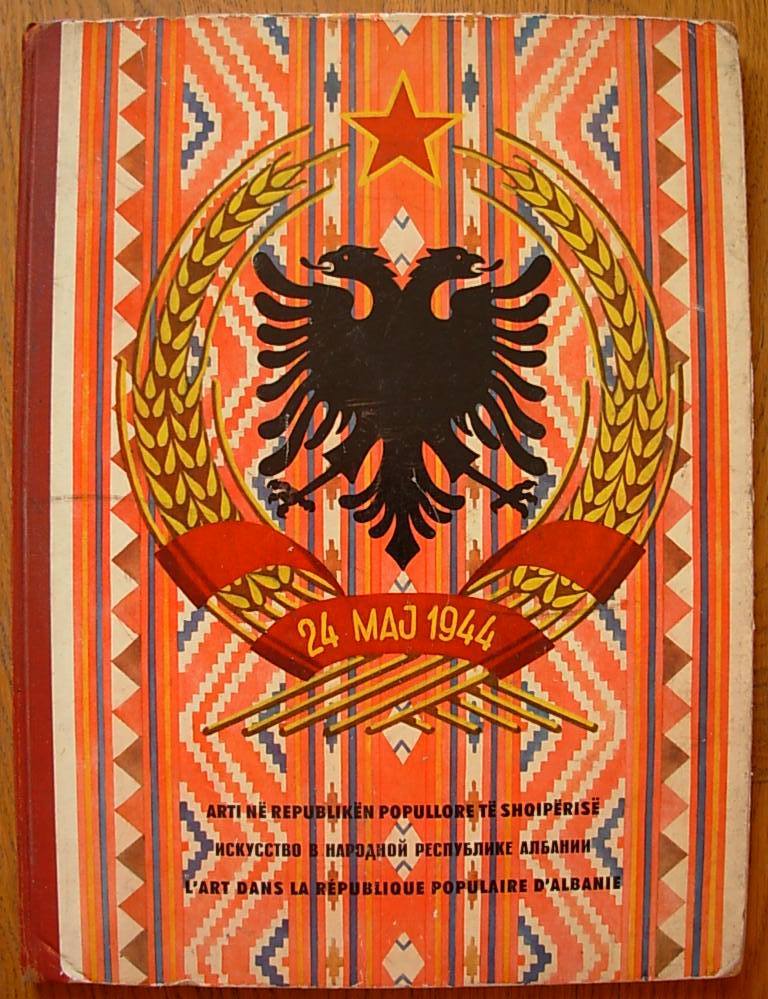 1953 rare albanian photo album art of republic of albania stalin signature hoxha