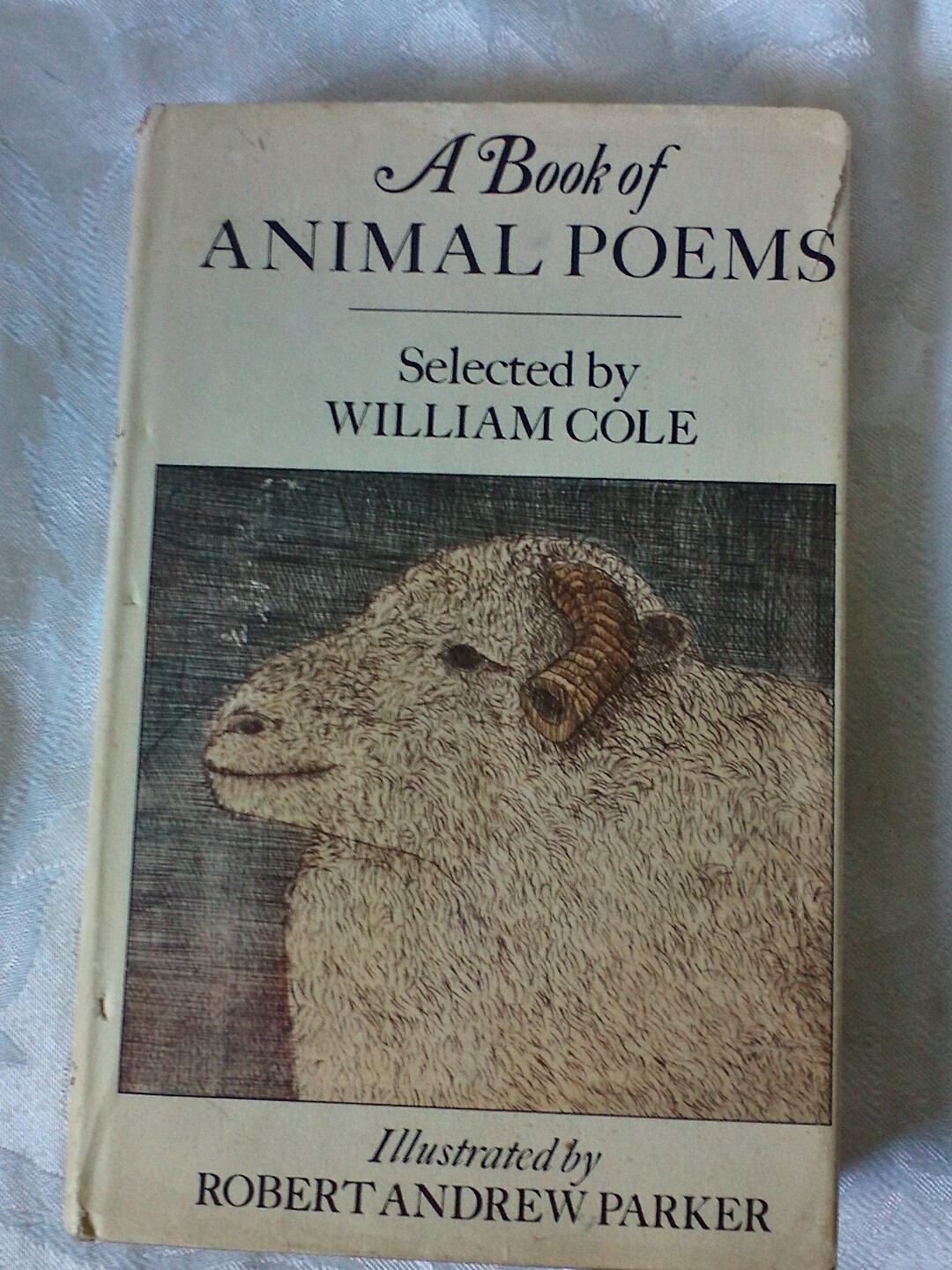 a book of animal poems selected by william cole 1st edition 1973 illustrated