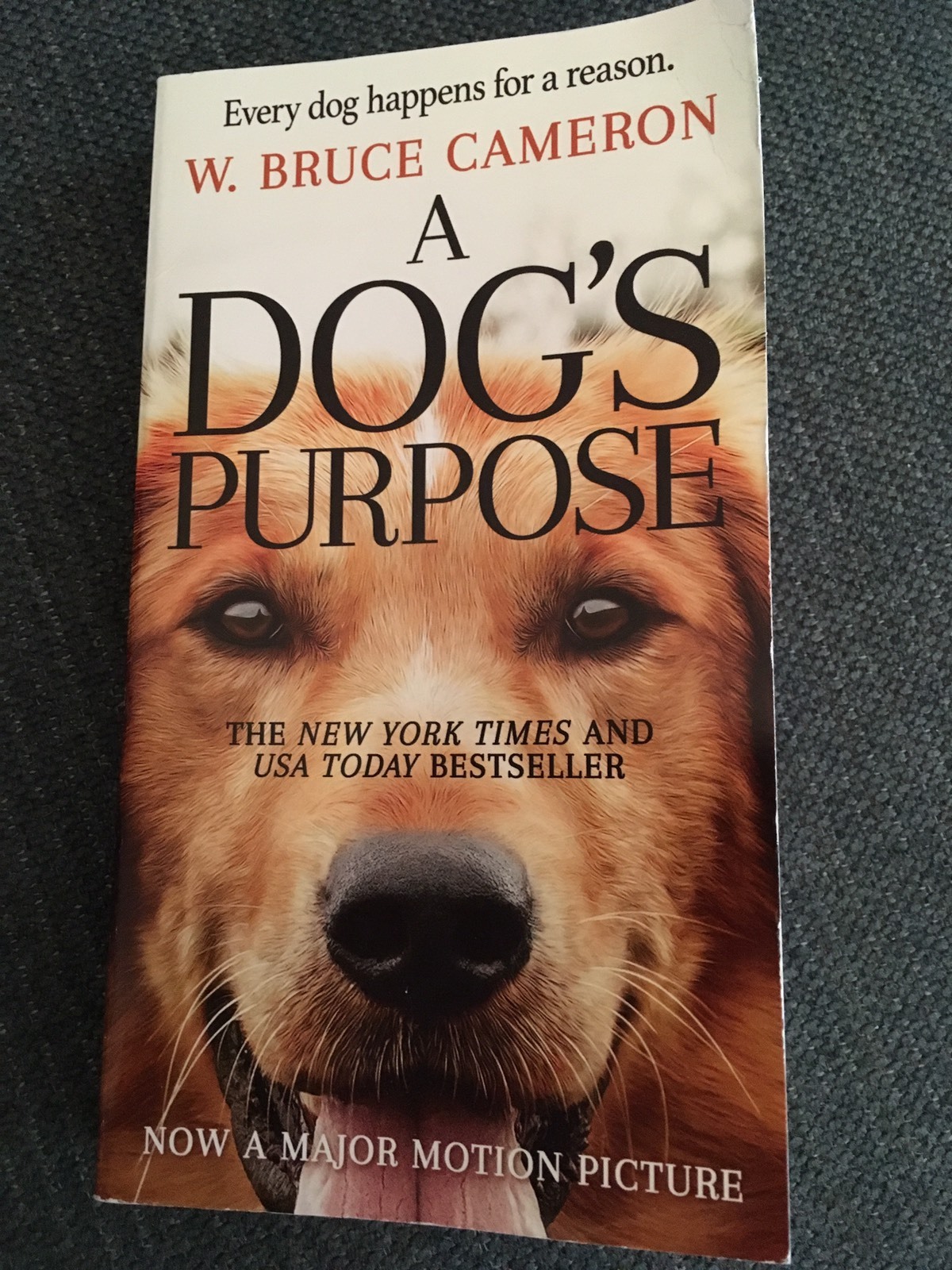 a dog s purpose paperback by w  bruce cameron