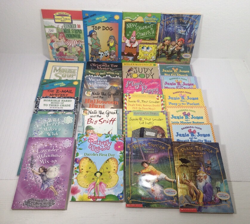 25 children s chapter book lot teacher classroom reading level 2