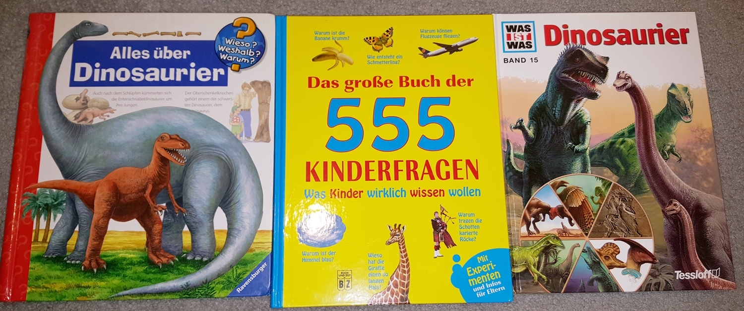 4 german language children s youth books dinosaurs t rex in 3d