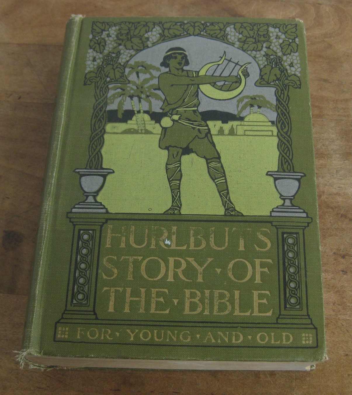 acceptable antique 1904 hurlbut s story of the bible for young & old illustrated