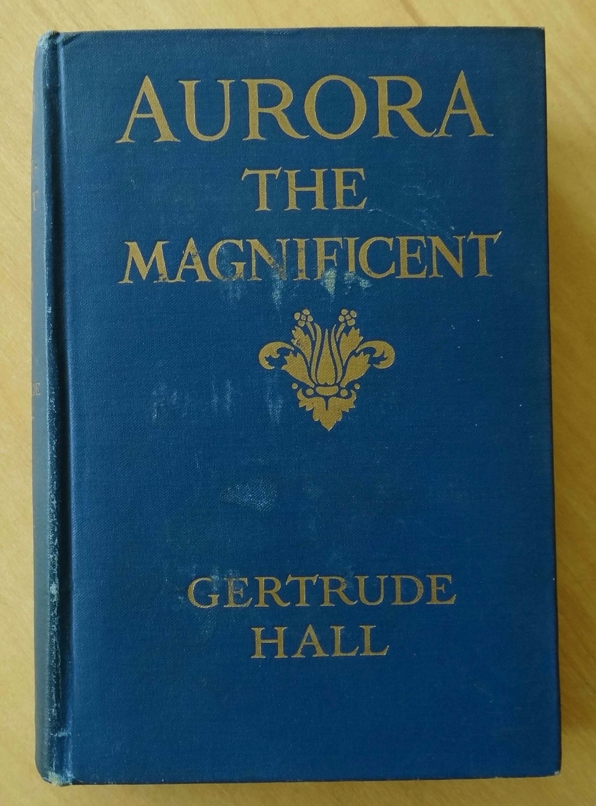 aurora the magnificent by gertrude hall 1917 first edition signed  hardcover