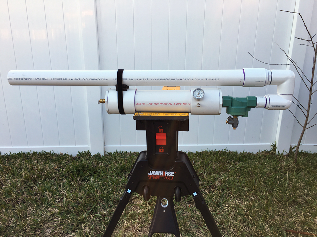Basic gen ii surf pneumatic bait launcher: diy building instructions