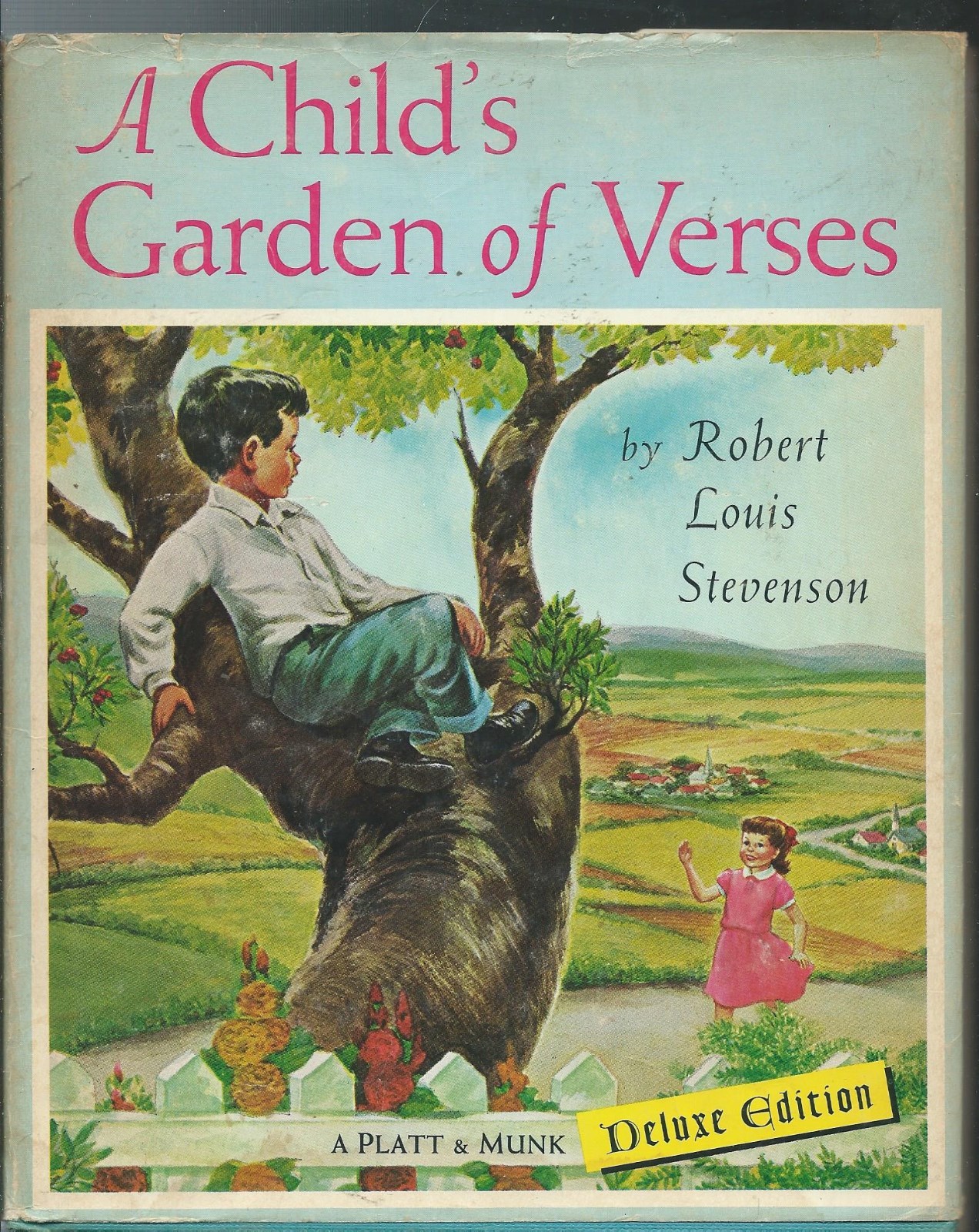 a child s garden of verses robert louis stevenson  hc dj  deluxe edition  1961