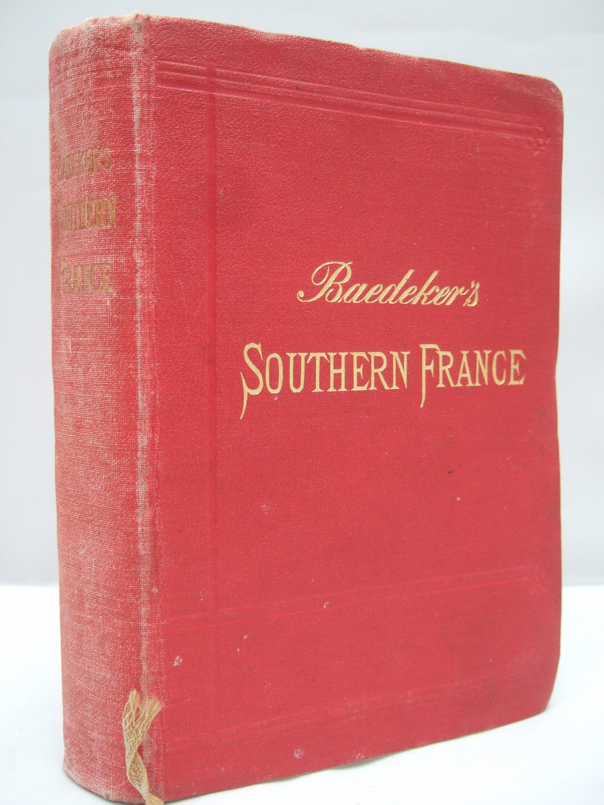 1907 - southern france including corsica - maps - karl baedeker hb