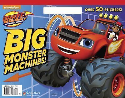 Big coloring book: big monster machines! (blaze and the monster machines) by...