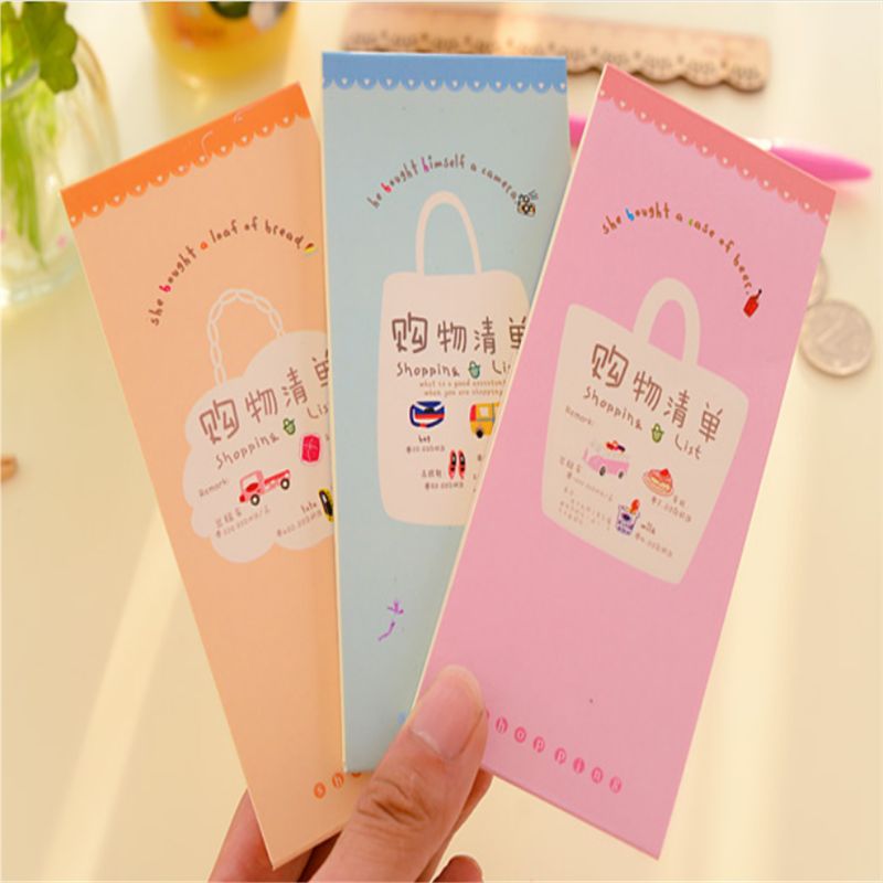 1x cute note book memo pad diary shopping list schedule book pocket size y