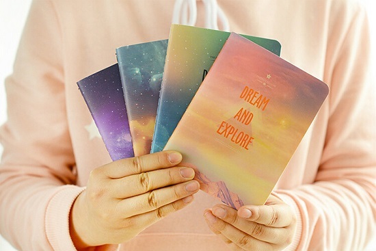 1pcs creative stationery fashion star series a6 car line notepad notebook