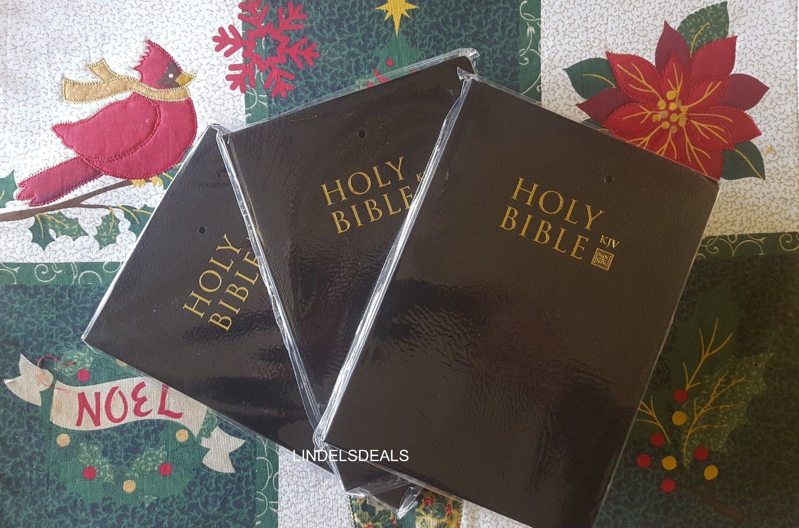 3 pack the holy bible king james version old & new testaments read description