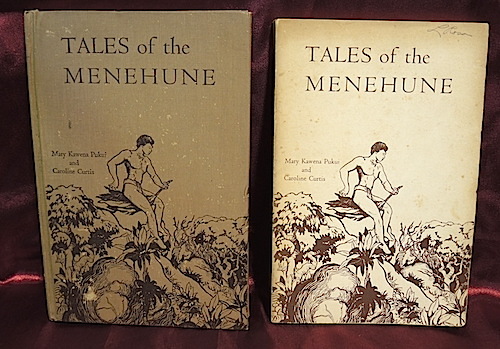 {2}1st ed first printing 1960 signed tales of the menehune mary pukui c curtis