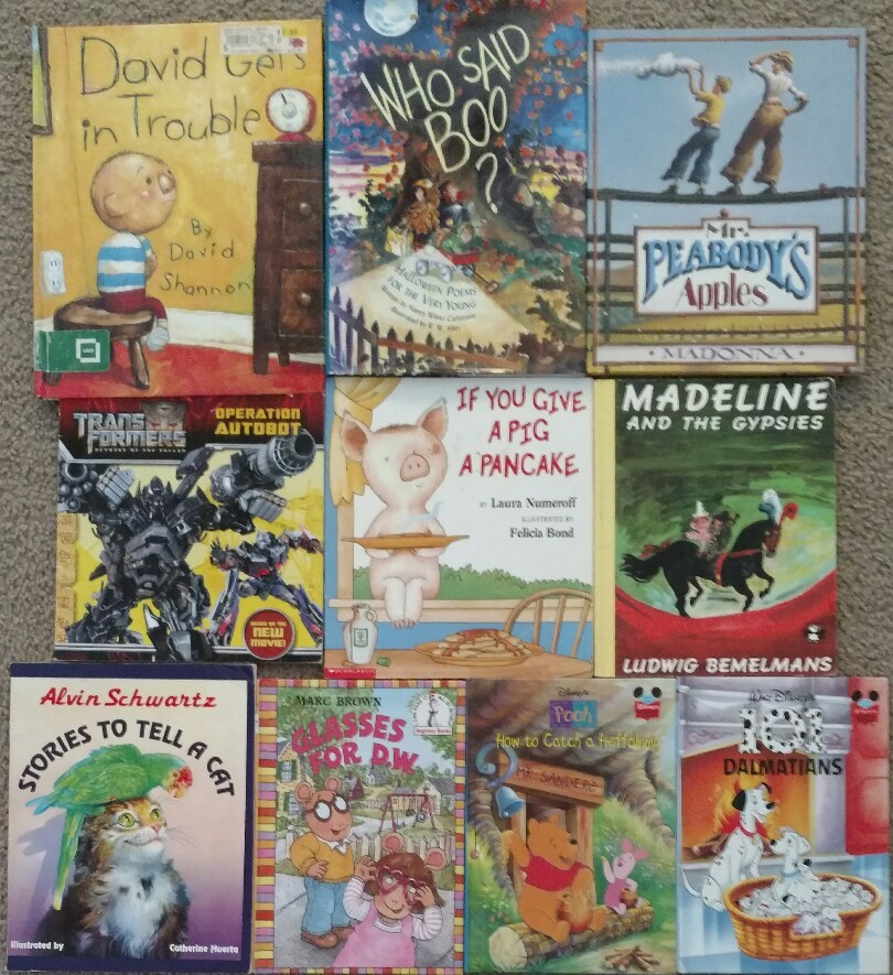 10 piece used lot children s books assorted kids books disney