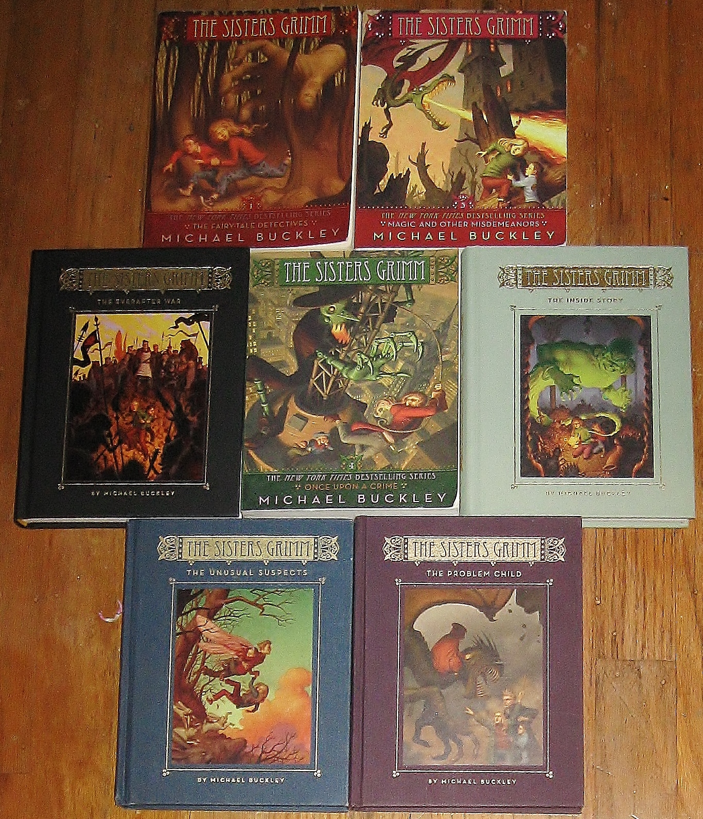 sisters grimm lot   once upon a crime   everafter war   by michael buckley