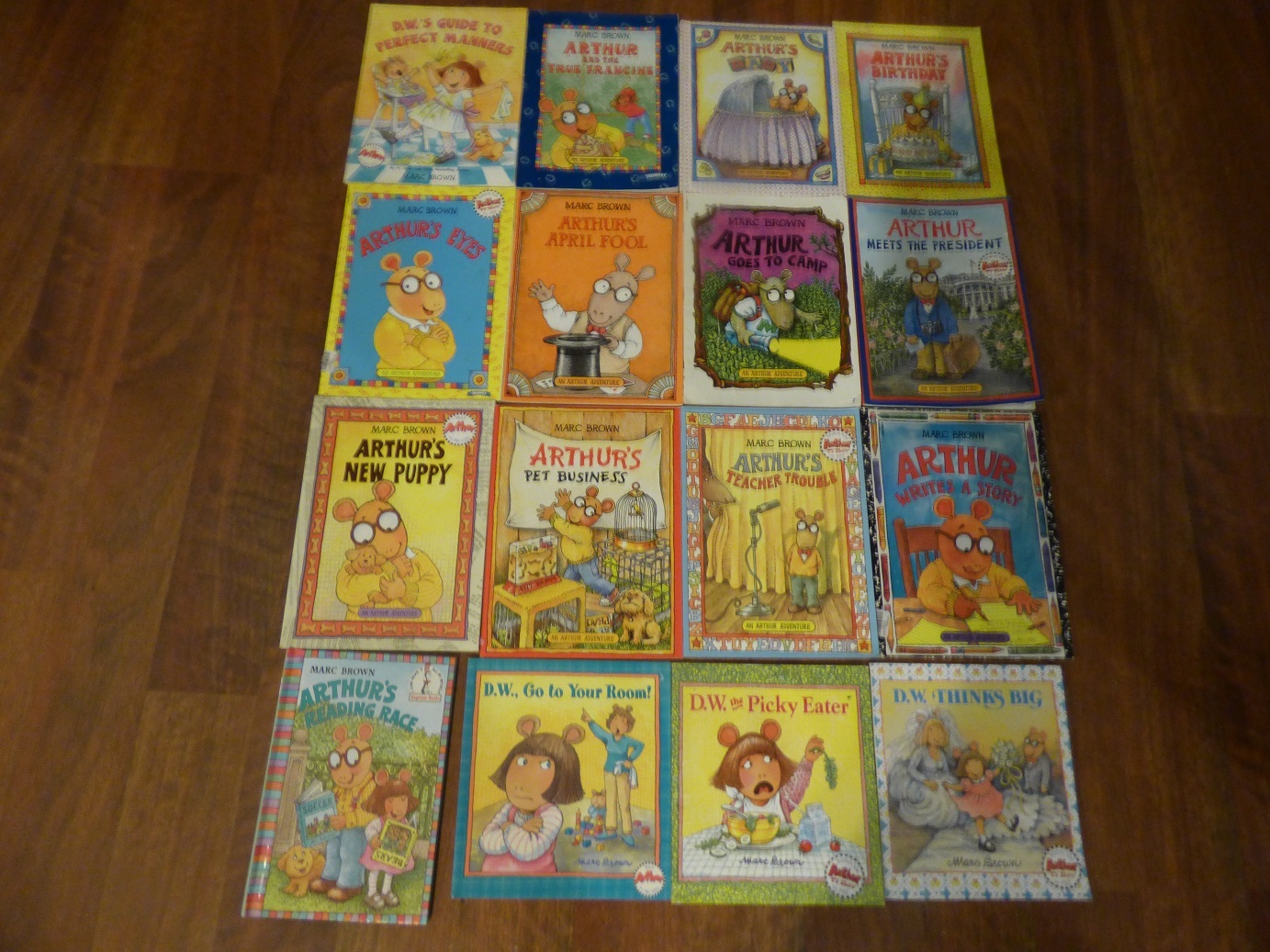 16 arthur and d w  books by marc brown  accelerated reader  classroom set