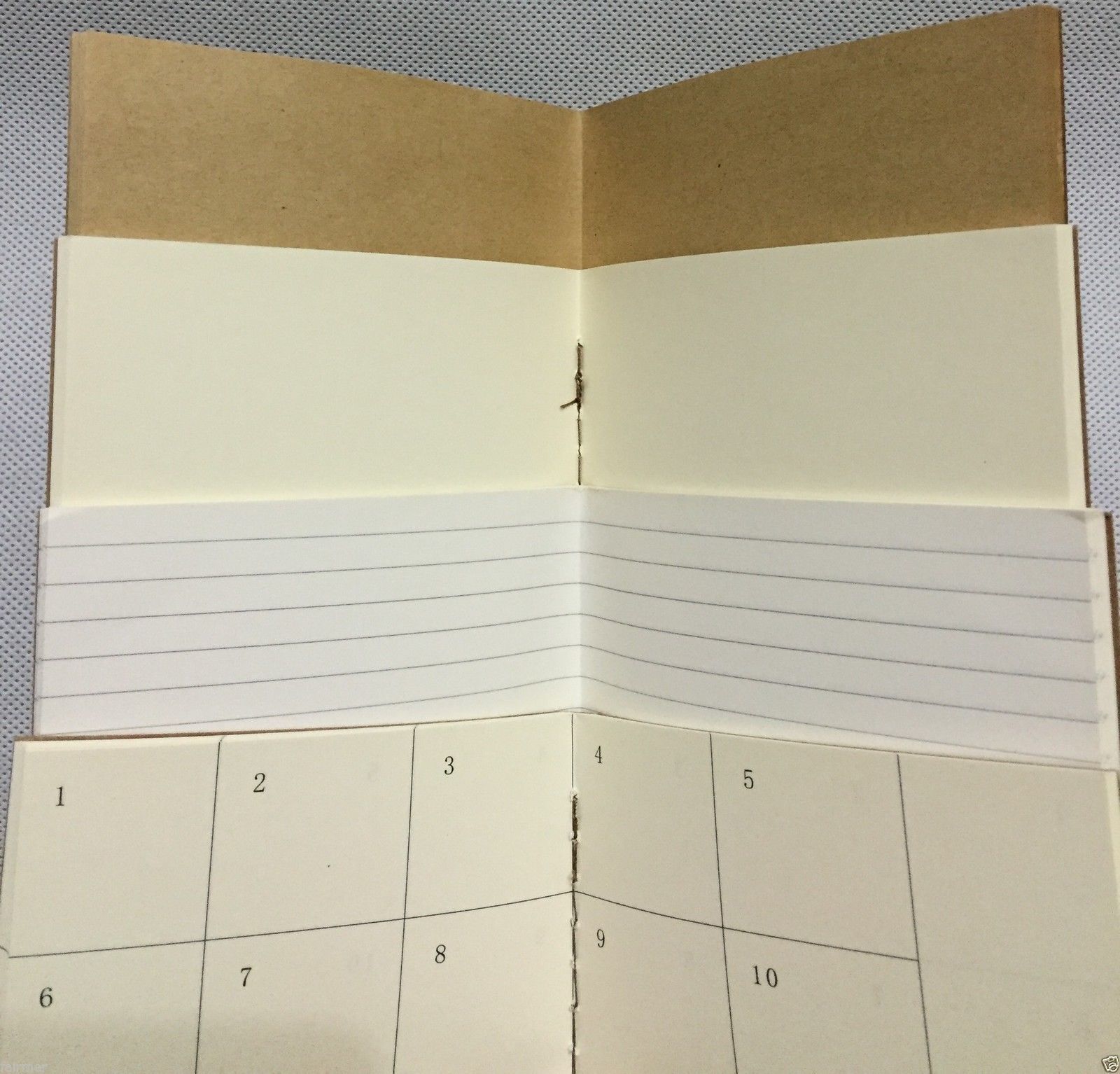 6x4 1 blank paper refills inserts for medium traveler's journal diary note book