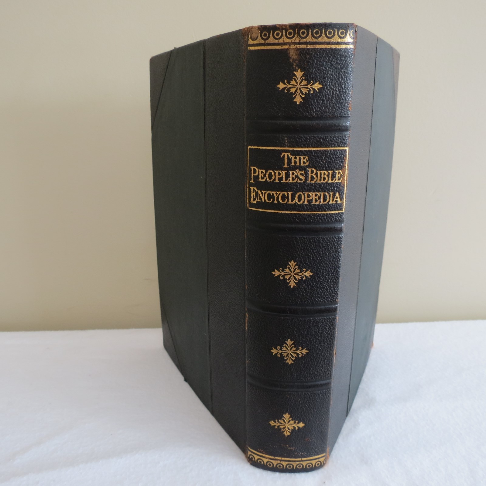 1924 the people s bible encyclopedia leather  hardcover