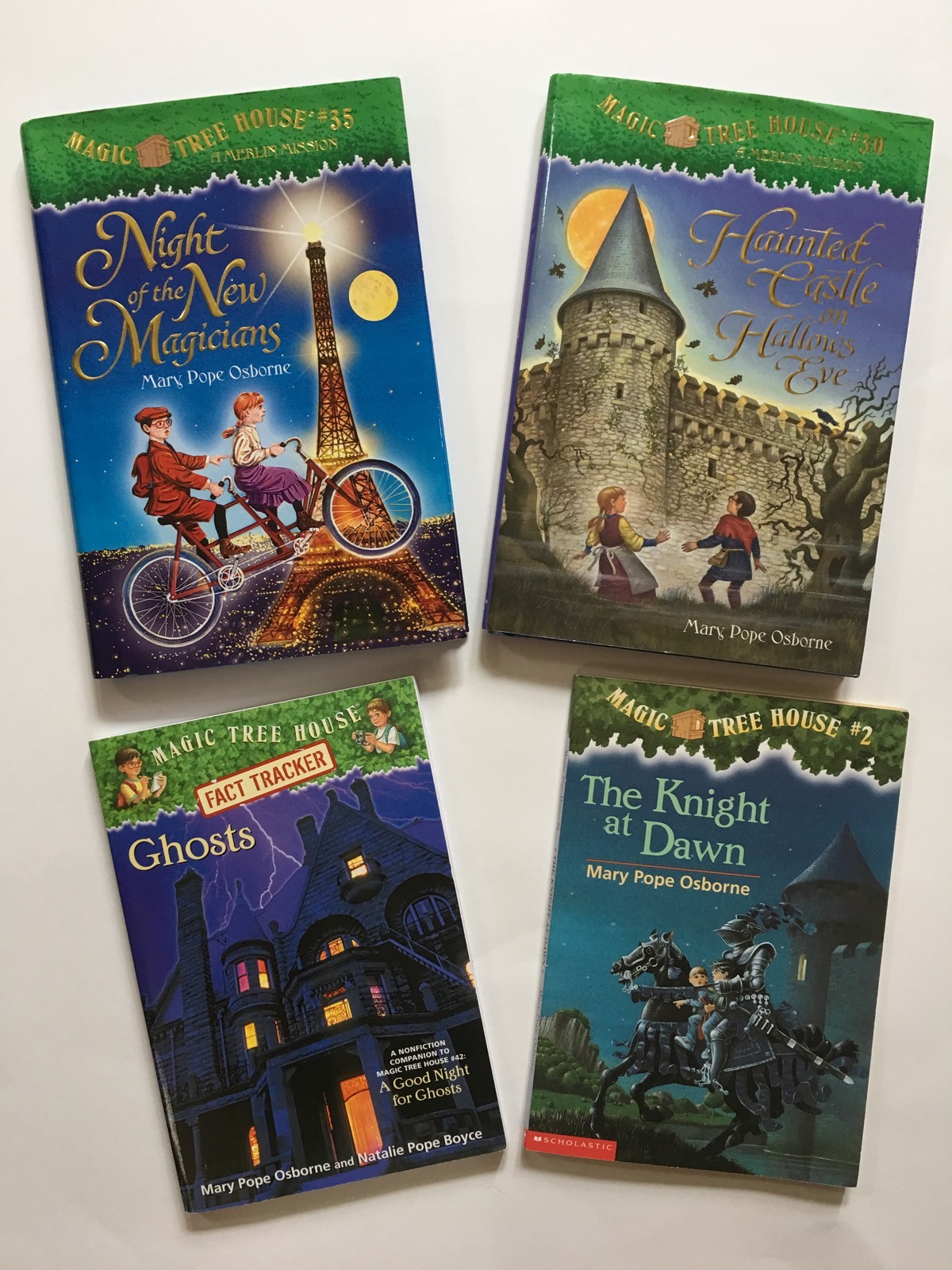 magic tree house book lot 4 books hardcover haunted castle magicians  2  35  30