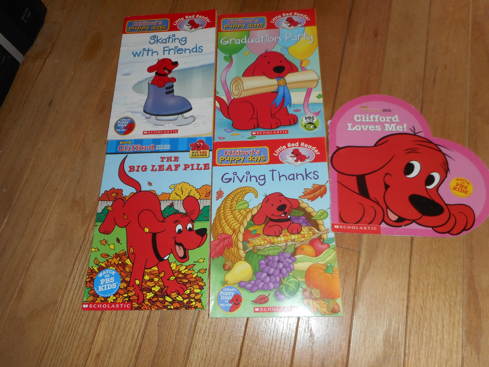 5 clifford scholastic bks 3 clifford s puppy days & 2 clifford the big red dog