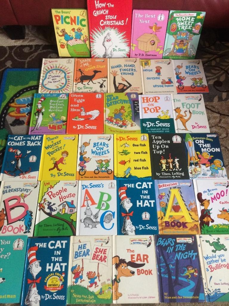 30 dr seuss suess beginner children s kids books huge lot learn to read