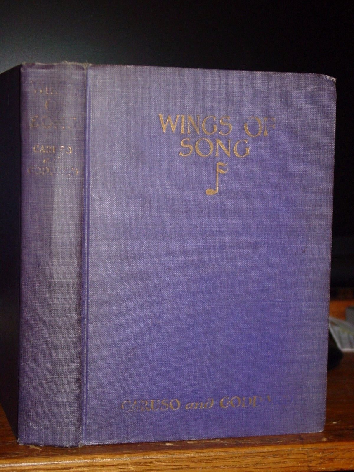 1928 wings of song: the story of enrico caruso, italian operatic tenor, rare