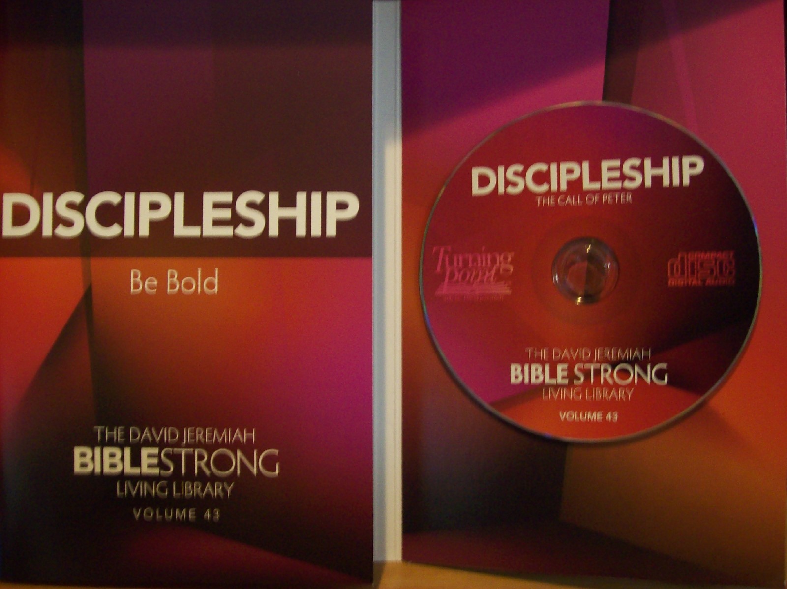 Discipleship: be bold by david jeremiah (book and cd) new