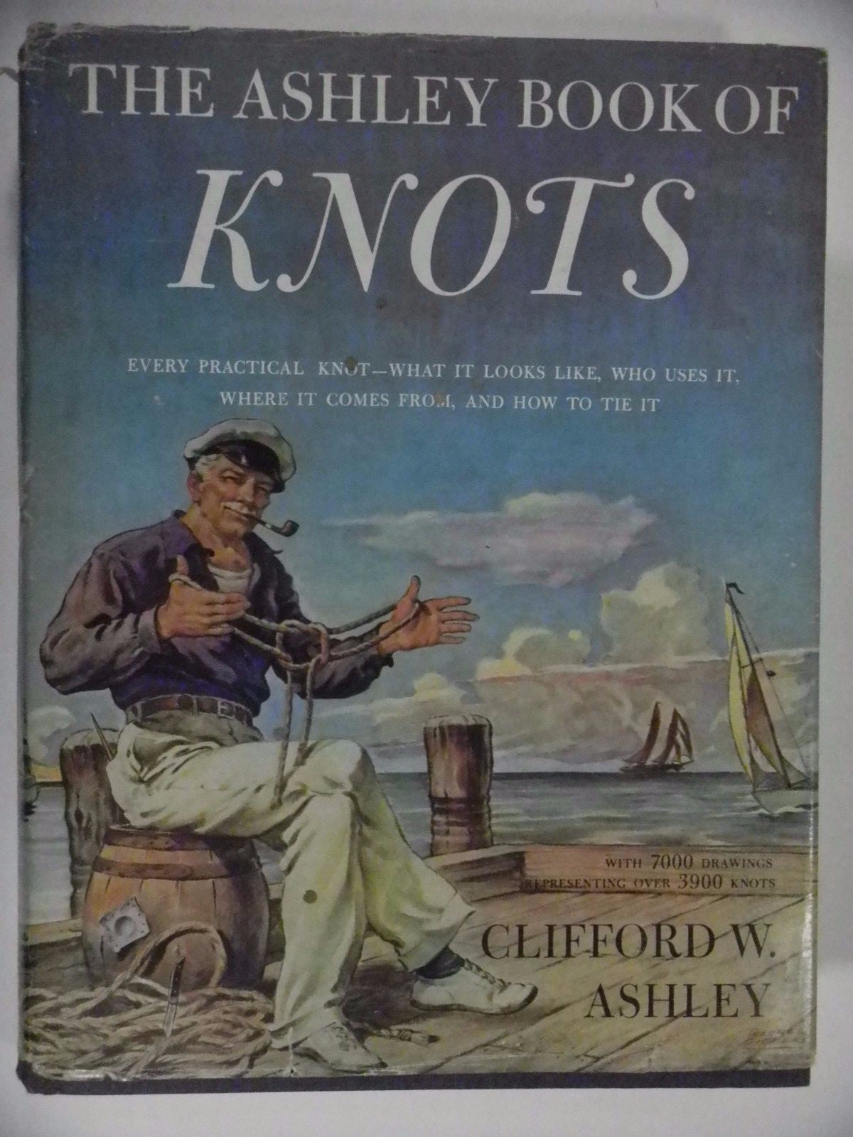 ashley book of knots by clifford ashley 1944 hardcover dj 1st edition