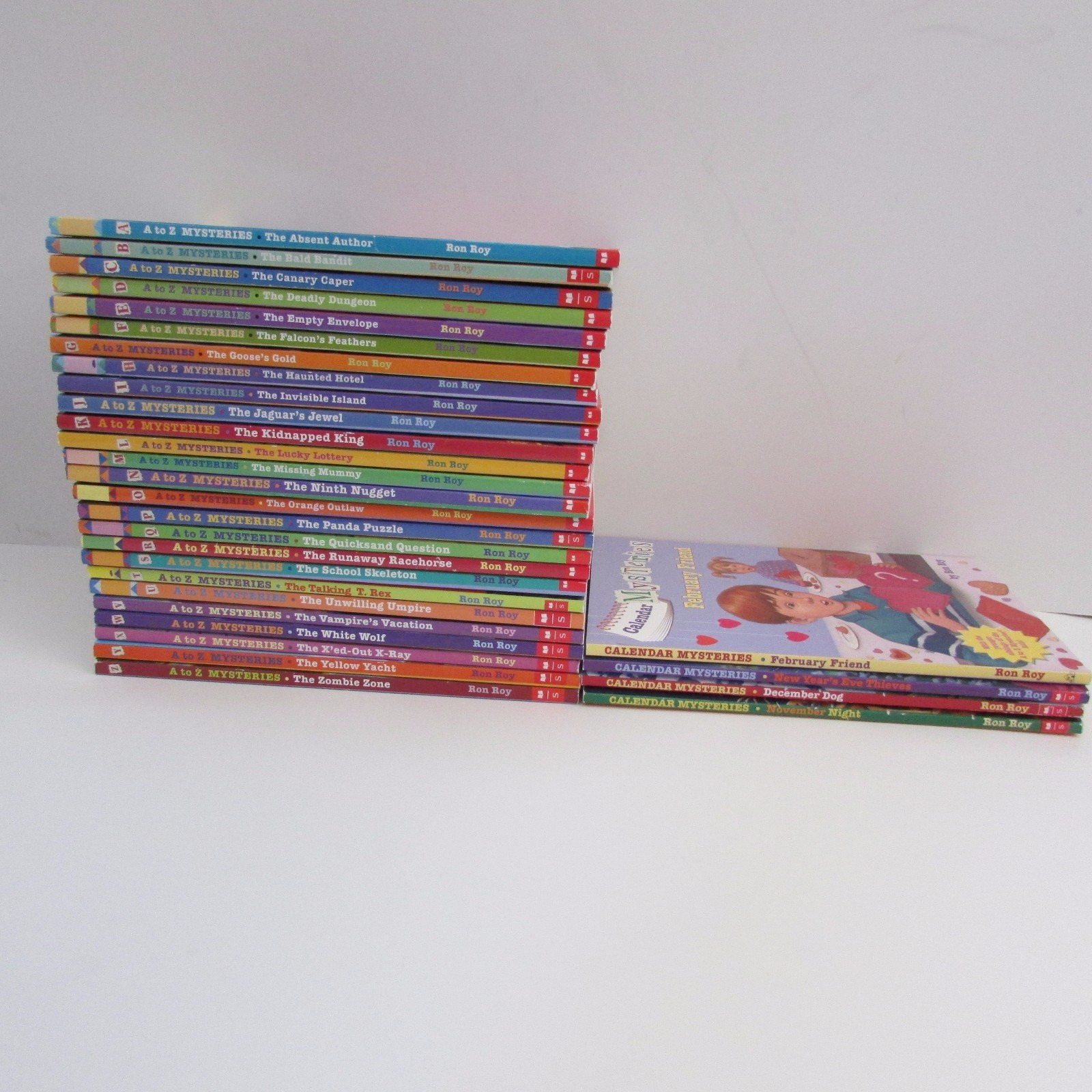 a to z mysteries complete series & calendar mysteries books lot of 30