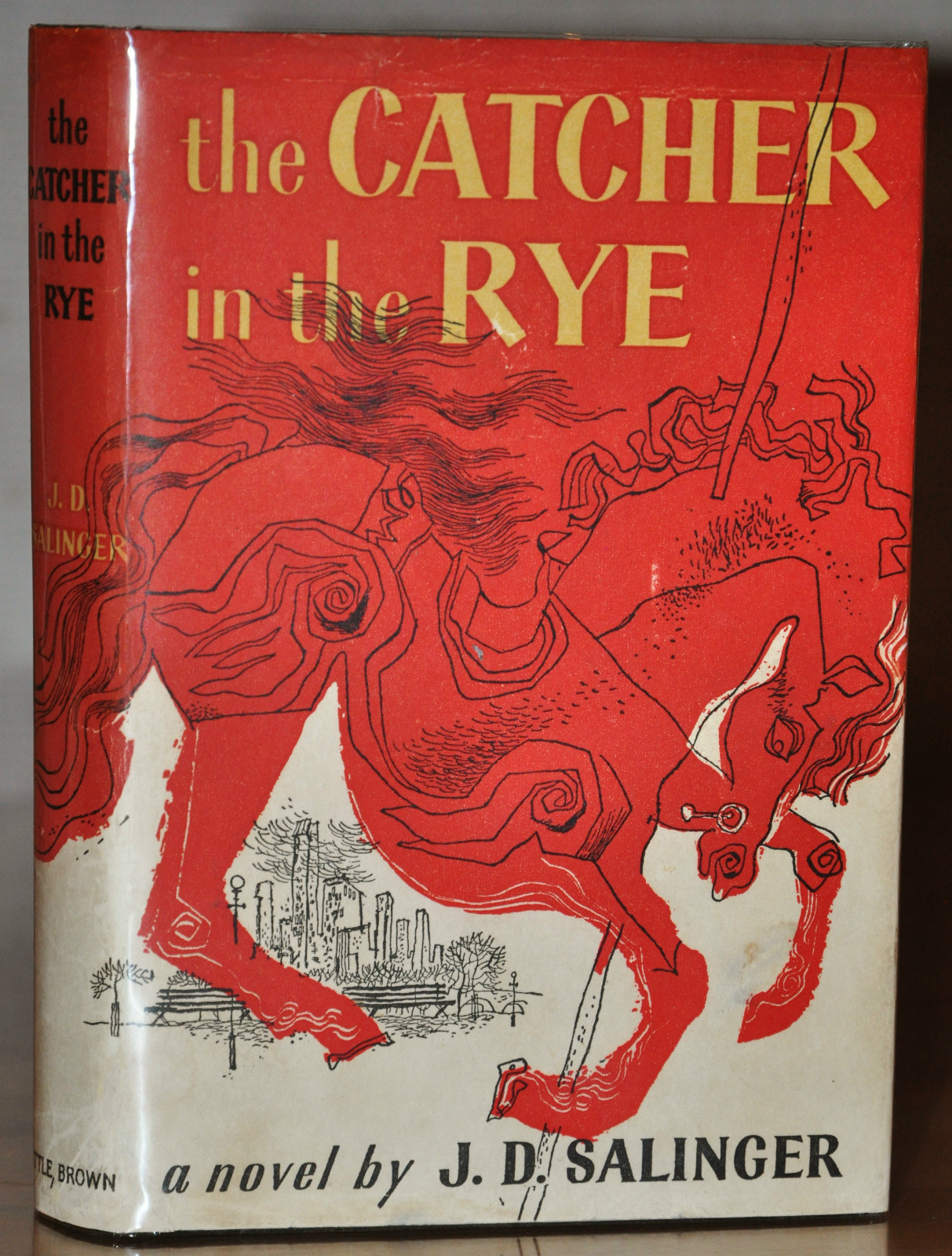 1st/1st edition w. original dustjacket~the catcher in the rye~j.d. salinger