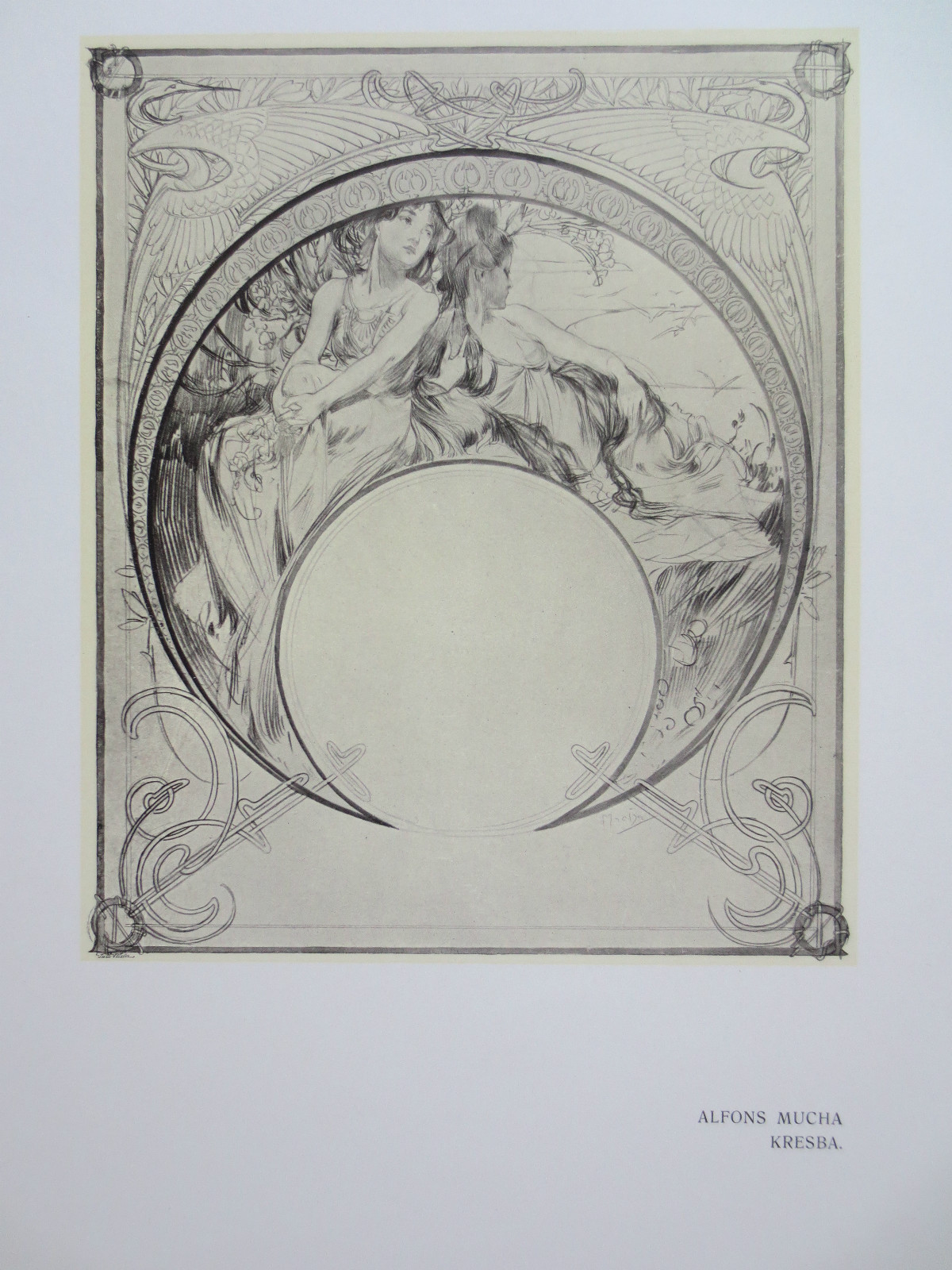 Alphonse mucha  - morave 1902 - nice and rare illustrations