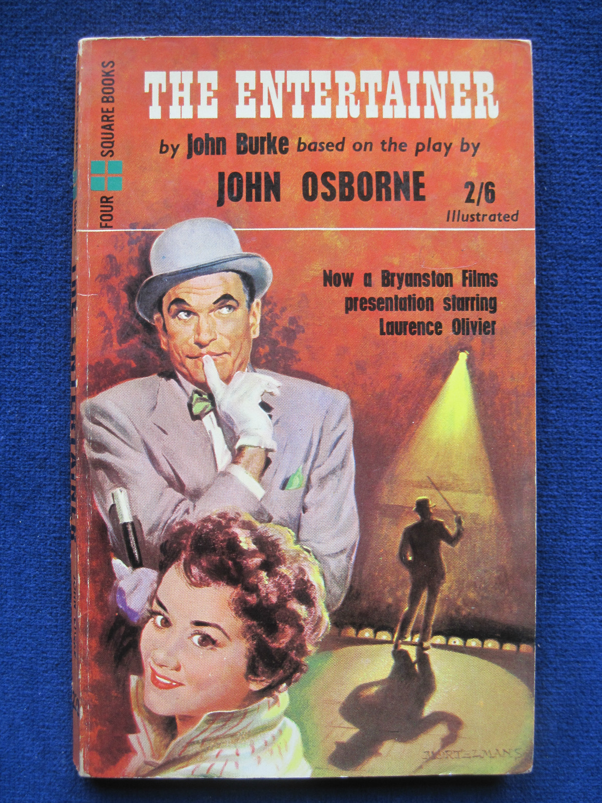 the entertainer by john burke 1st ed  of john osborne s play laurence olivier