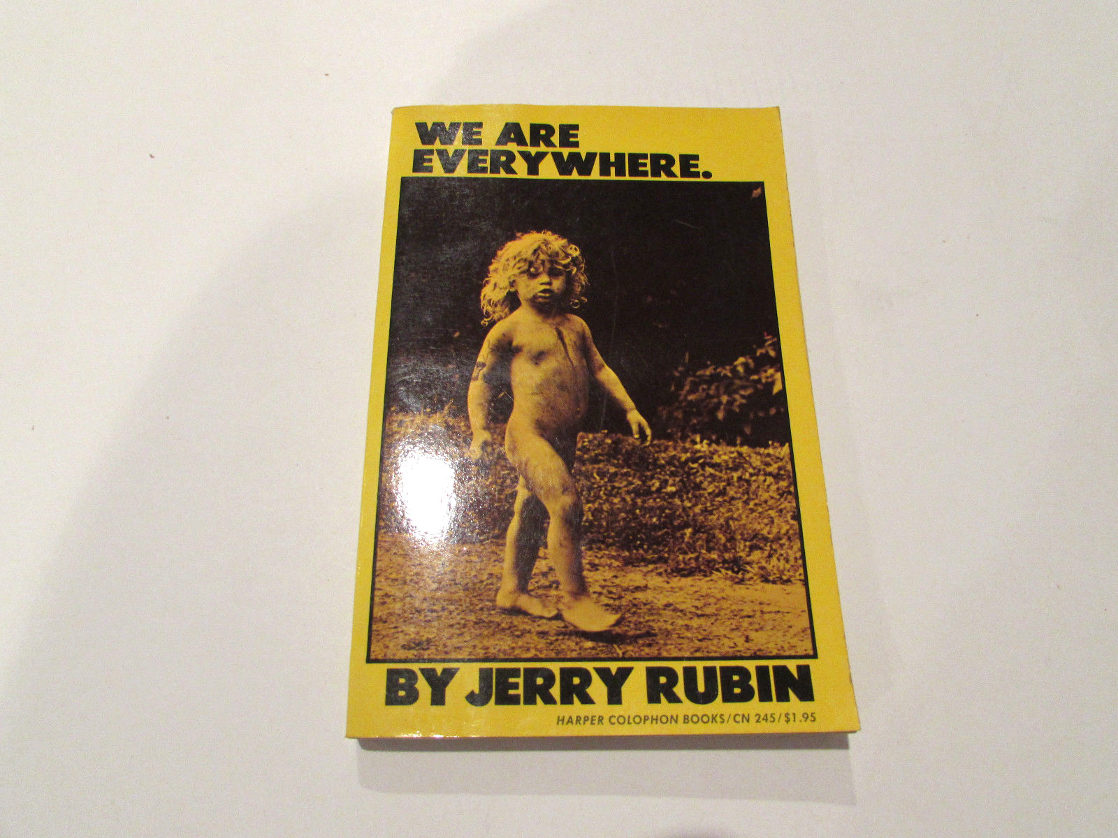 we are everywhere  by jerry rubin 1971 1st edition  vintage s c book