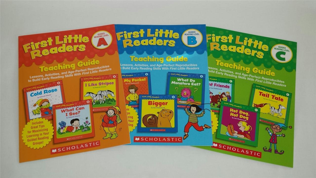 3 teaching guides first little readers preschool kindergarten homeschool