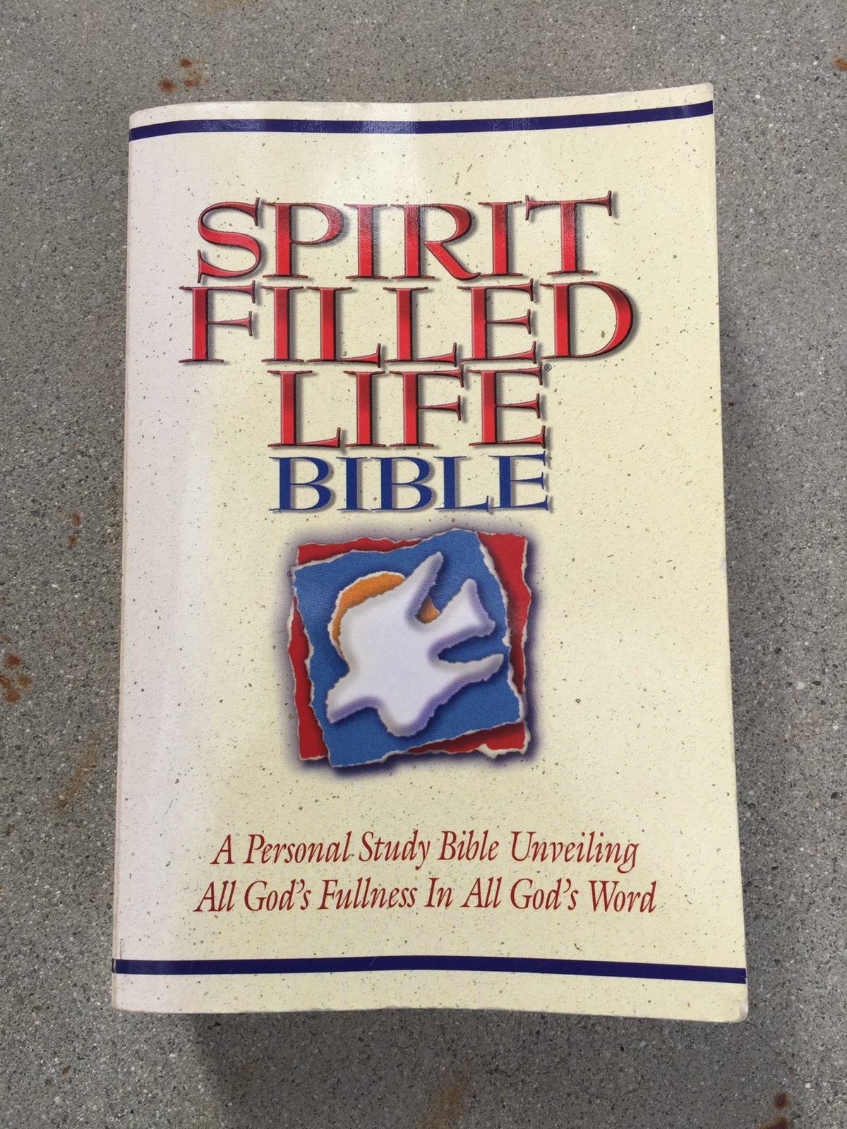 paperback spirit filled life bible nkjv 1991 study hayford red letter