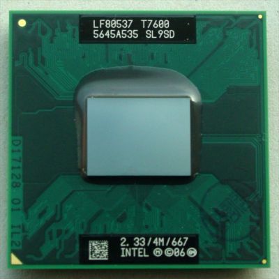 Intel Core 2 Duo Laptop cpu mobile T7600 SL9SD 4M Cache, 2.33 GHz, 667 ...