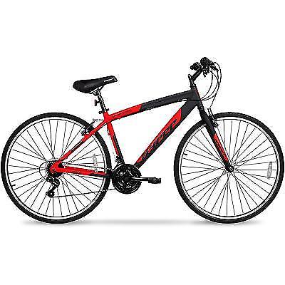 700c Hyper SpinFit Men's Hybrid Bike, Red