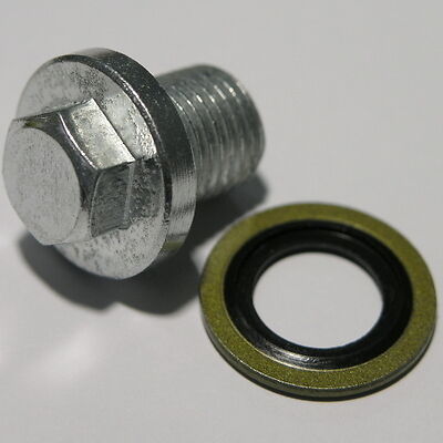 Sump Plug with SW4 bonded seal washer