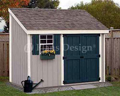 4' x 10' Storage Utility Garden Shed ...