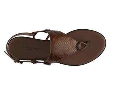 Pre-owned Bottega Veneta Leather Slingback Sandal Shoes Sizes 36.5-40 Retail $550 In Brown