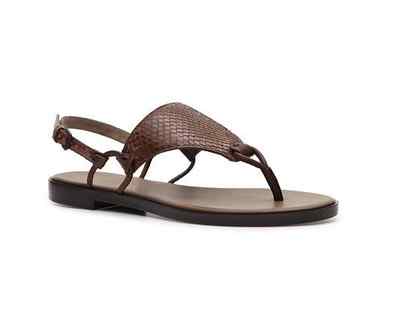 Pre-owned Bottega Veneta Leather Slingback Sandal Shoes Sizes 36.5-40 Retail $550 In Brown
