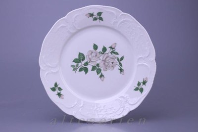 Speiseteller D 25 cm Rosenthal Sanssouci elfenbeinfarben Poliergoldband 2992