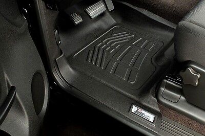 Front Row Floor Mats By Wade Black 2012 - 2015 Toyota Tacoma Access Cab