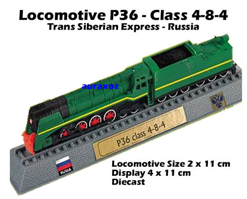 1-160-Silverline-Locomotive-P-36-Class-4-8-4-Diecast-Russian-Russia-New-2013-14