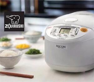 USED ZOJIRUSHI RICE COOKER UMAMI MICOM RICE COOKER AND WARMER, 10 CUP (PEARL WHITE)  83386925