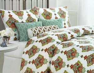 Cynthia Rowley NY Full Queen Moroccan Medallion Paisley