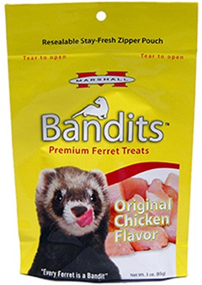 Bandits Ferret Treats 3 oz pouch  ...