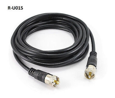 15ft RG8x Coax UHF (PL259) Male to Male Antenna Cable - CablesOnline R-U015. Buy it now for 16.99