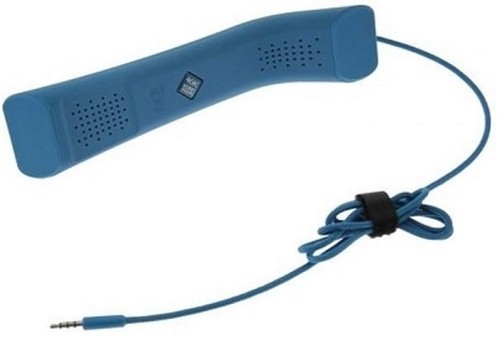 BLUE-Handset-Soft-Feel-Mobile-Phone-Computer-iPhone-iPad-Laptop-Voip-Skype