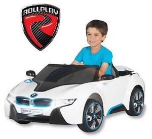 NEW* BMW I8 KIDS RIDE ON CAR WHITE - ROLLPLAY - RIDE-ON - 6V BATTERY POWERED TOY Outdoor Play RidE ON