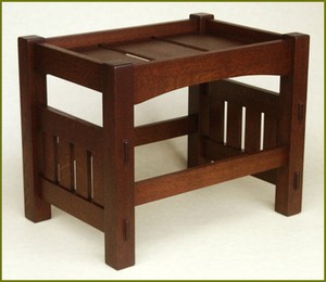  Footstool Plans, Stickley, Mission Arts and Crafts Furniture Plans