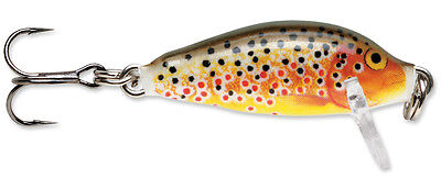 Color:Brown Trout:Rapala Countdown Cd01 Bass Fishing Lure 1" (2.54 Cm) Crankbait